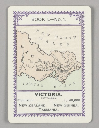 Playing card. Gift of Mrs. Dexter J. Purinton. 1955-78-2-46. From collection of Cooper Hewitt.